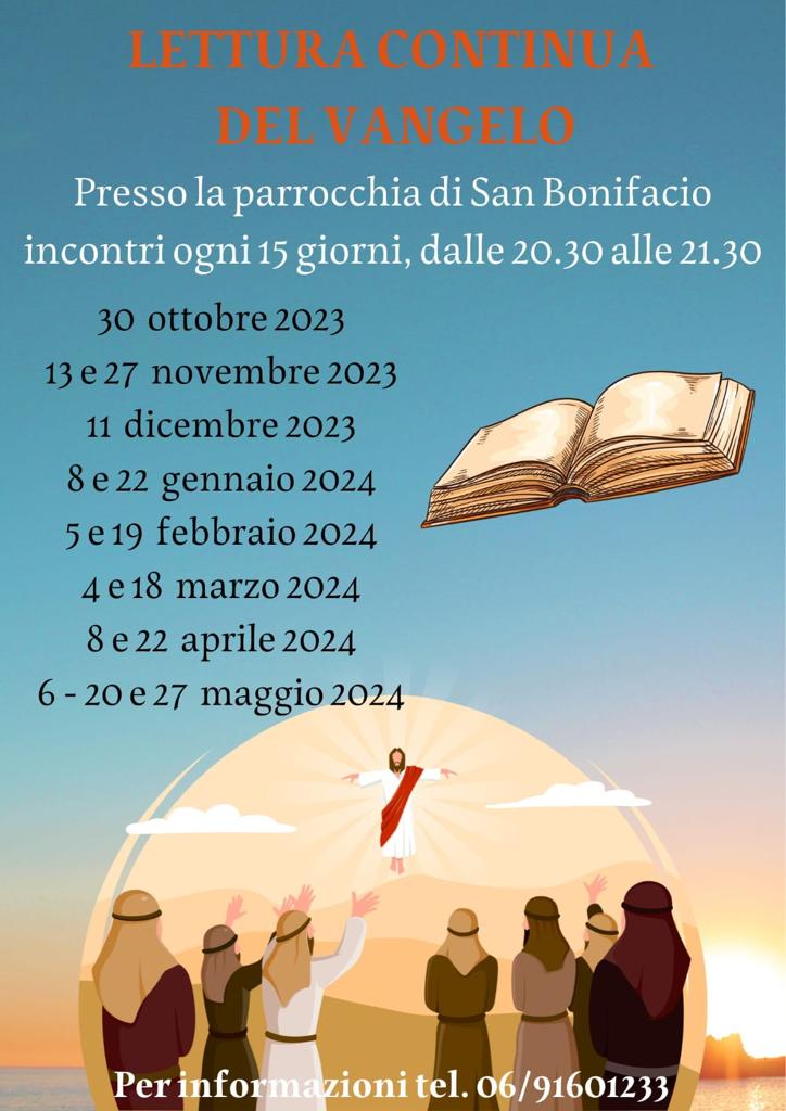 Lettura continua del Vangelo