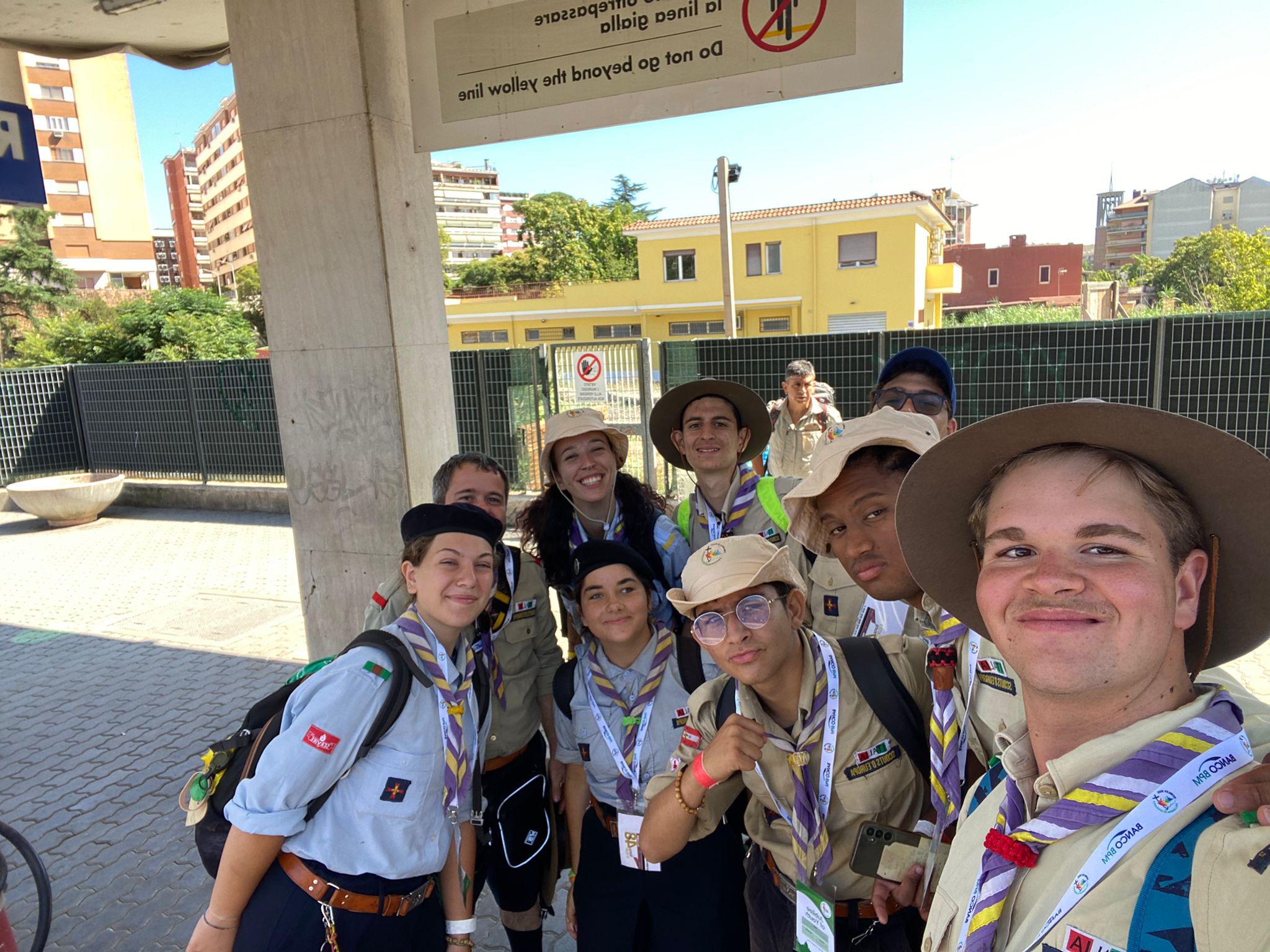 Giovani Scout della Parrocchia al Giubileo giovani 2025