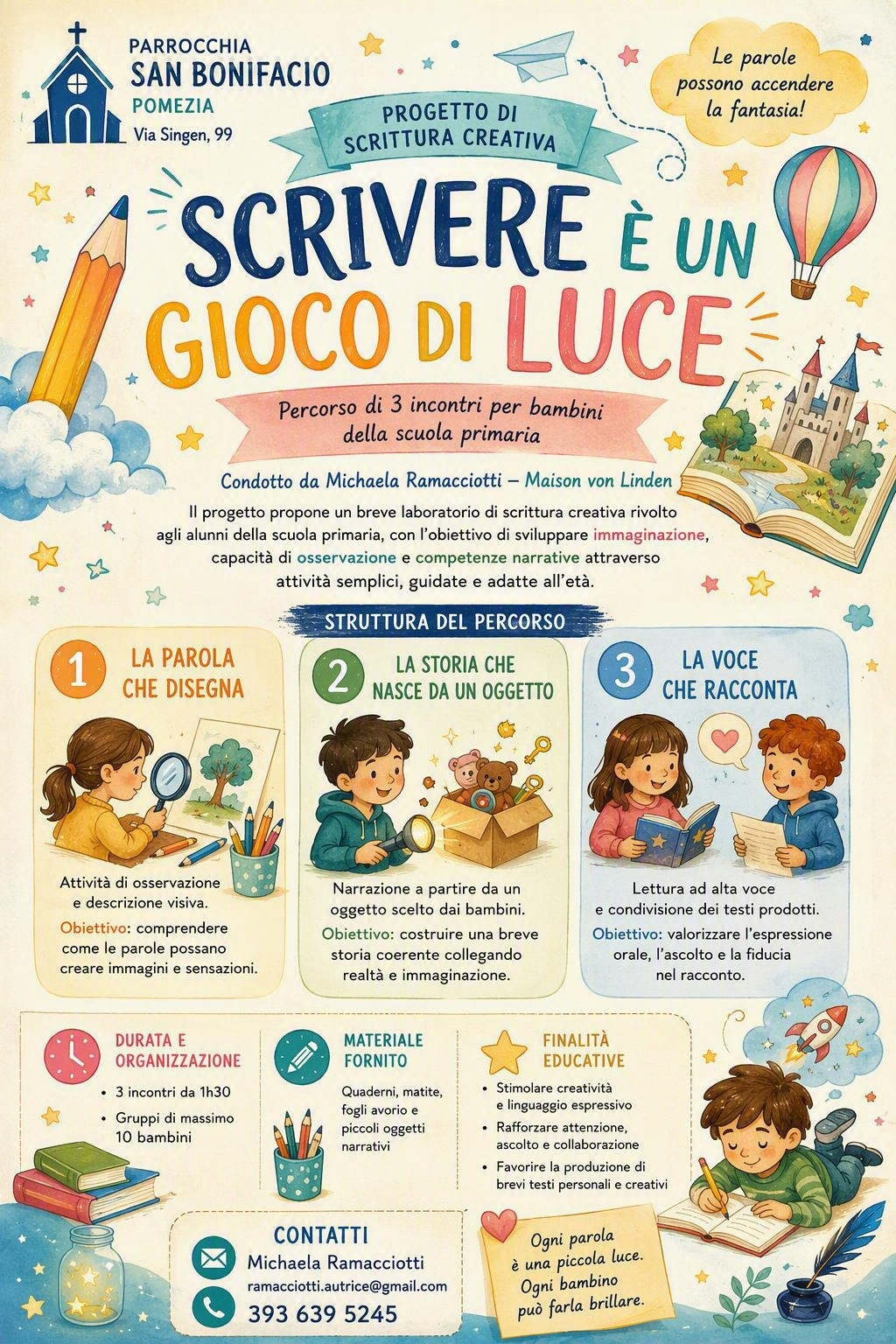 SCRIVERE È UN GIOCO DI LUCE